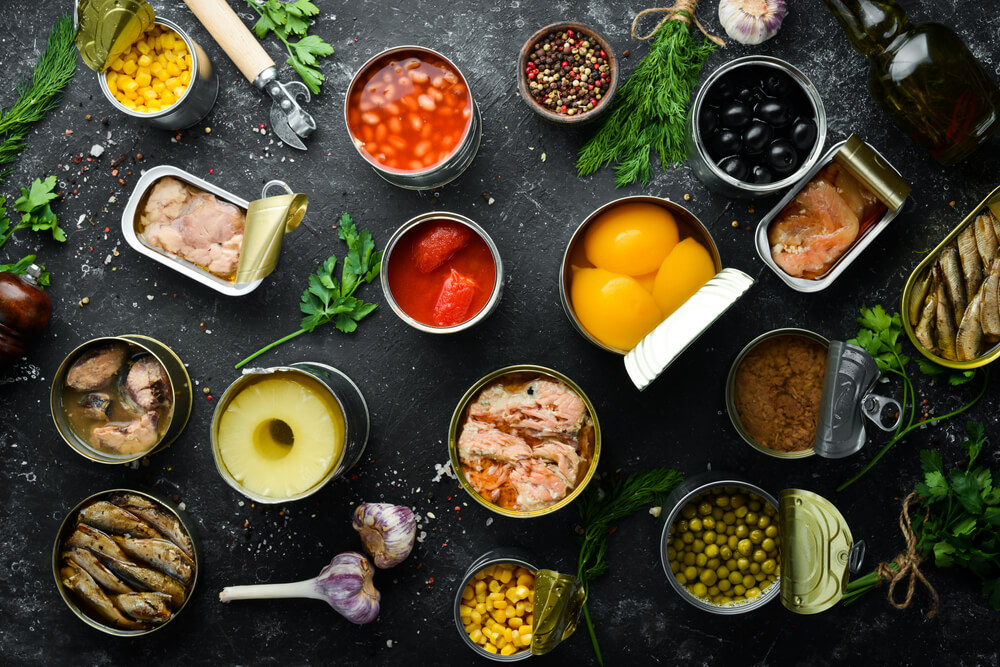 Hàng đóng hộp/đóng lọ